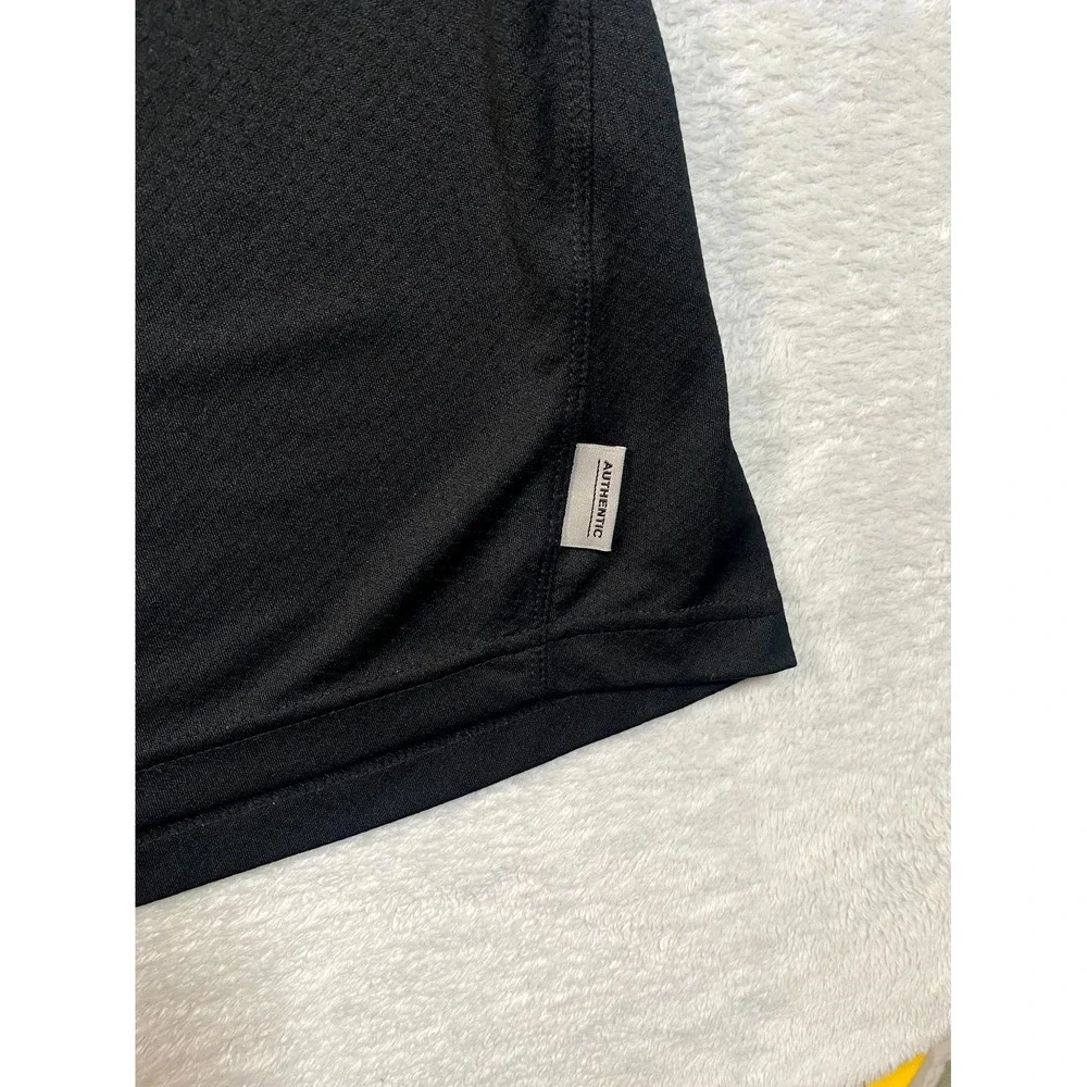 Nike Dri Fit Authentic Polo Shirt Men XL Black NCAA Purdue Boilermakers Football